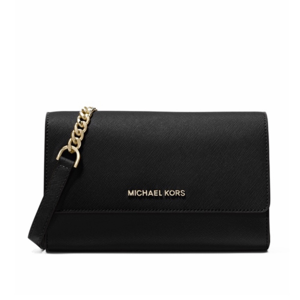 Saffiano Leather 3-in-1 Crossbody NWT Black